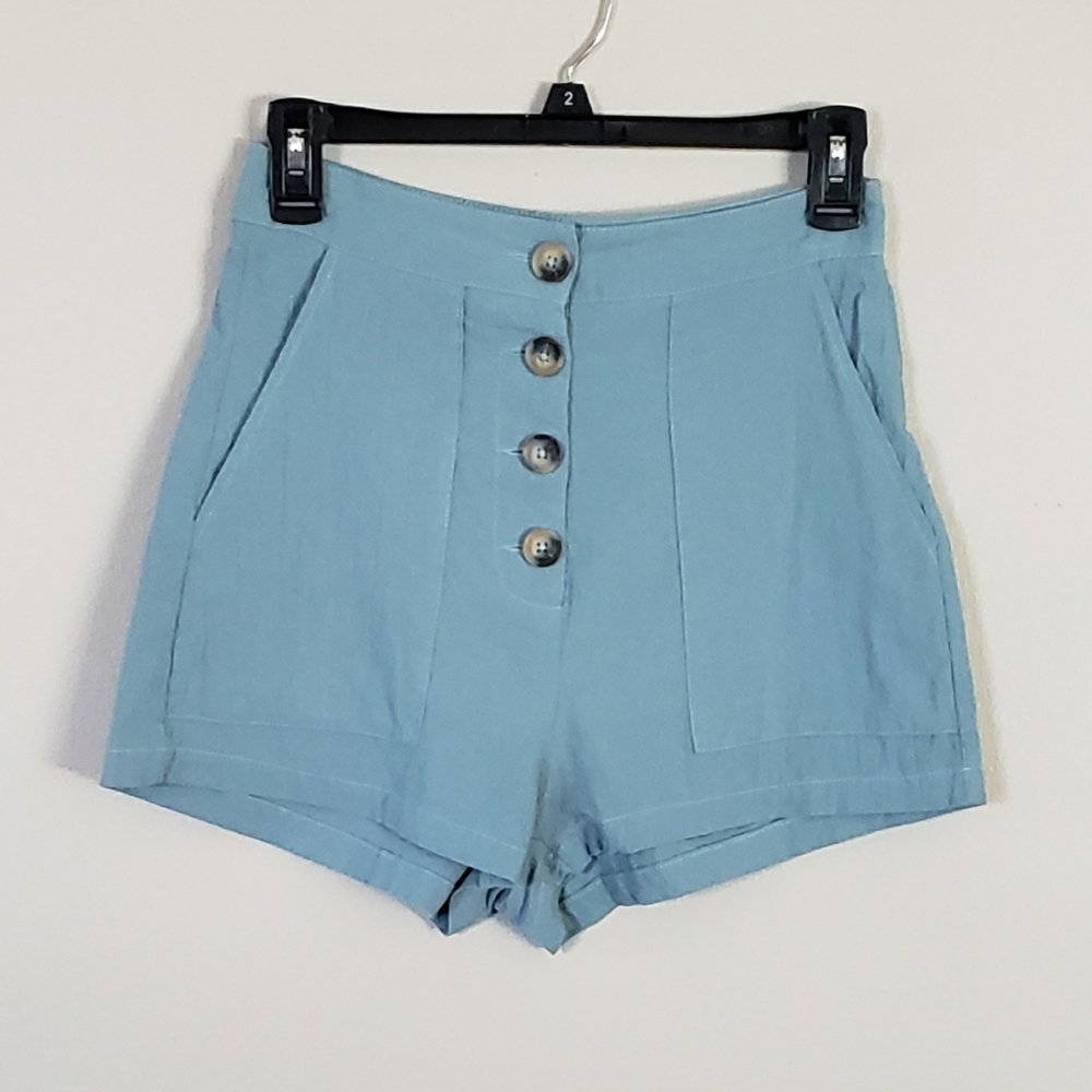 Shein High Waisted Button Front Women's Shorts Size XS